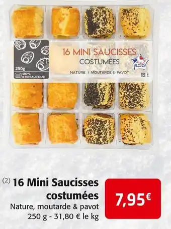 Colruyt 16 mini saucisses costumées offre