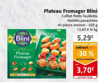 Colruyt Blini plateau fromager offre