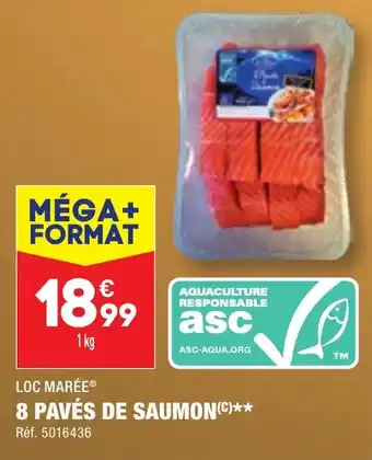 ALDI 8 PAVÉS DE SAUMON(C)** offre