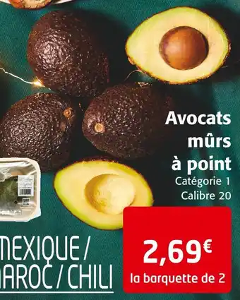 Colruyt Avocats mûrs à point offre