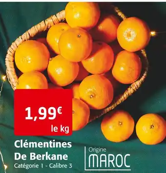 Colruyt Clémentines de berkane offre