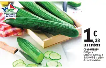 E.Leclerc Concombre offre