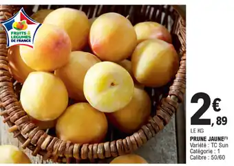 E.Leclerc Prune jaune offre
