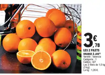 E.Leclerc Orange à jus offre
