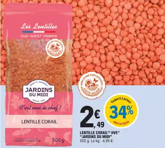 Lentille Corail