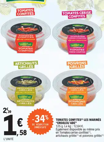 E.Leclerc Tomates confites offre