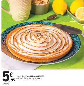 E.Leclerc Tarte Au Citron Meringuée offre