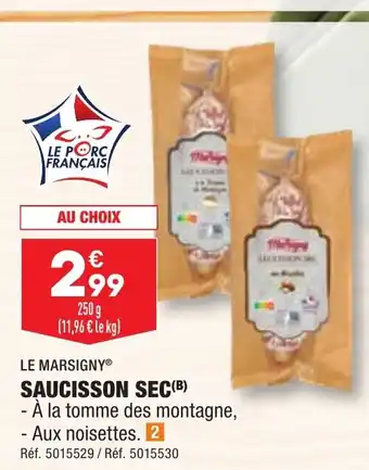ALDI SAUCISSON SEC offre