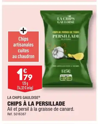 ALDI CHIPS À LA PERSILLADE offre