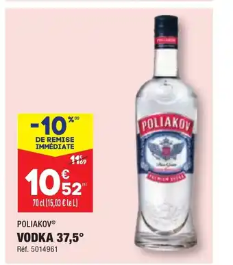 ALDI VODKA 37,5° offre