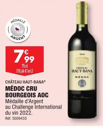 ALDI MÉDOC CRU BOURGEOIS AOC offre