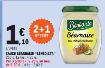 E.Leclerc Sauce Béarnaise Bénédicta offre