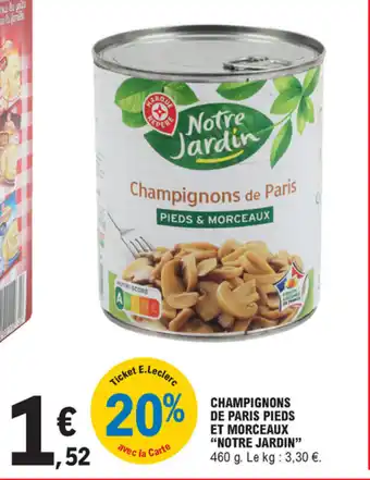 Champignons De Paris Pieds