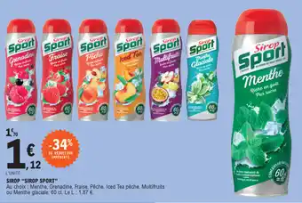 E.Leclerc Sirop ''Sirop Sport'' offre