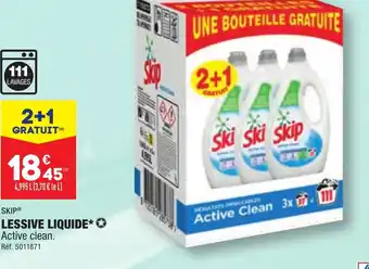 ALDI LESSIVE LIQUIDE offre