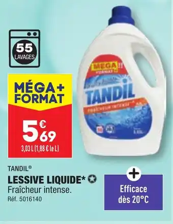 ALDI LESSIVE LIQUIDE offre