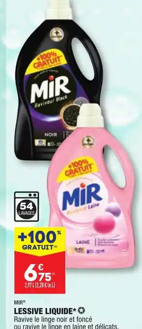 ALDI LESSIVE LIQUIDE** offre