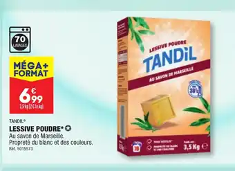 ALDI LESSIVE POUDRE offre