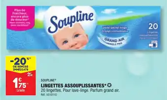 ALDI LINGETTES ASSOUPLISSANTES** offre