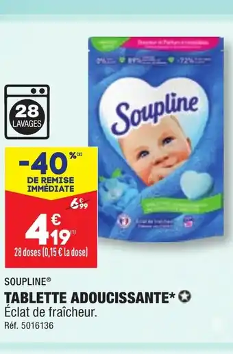 ALDI TABLETTE ADOUCISSANTE offre