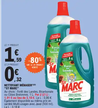 E.Leclerc Nettoyant Ménager St Marc offre