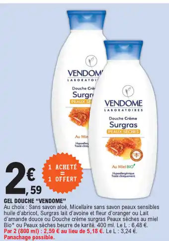 E.Leclerc Gel Douche Vendome offre