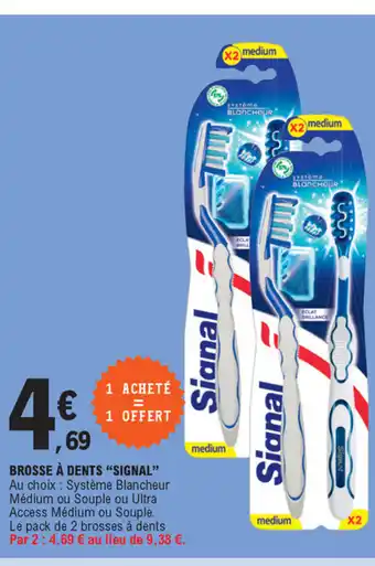 E.Leclerc Brosse À Dents Signal offre