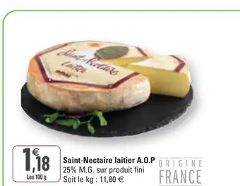 G20 Saint-Nectaire Laitier A.O.P offre