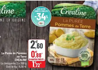 G20 La Purée De Pommes De Terre offre
