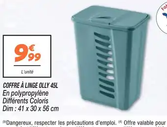 Netto COFFRE À LINGE OLLY 45L offre