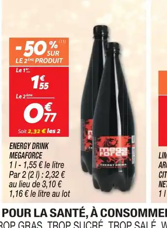 Netto ENERGY DRINK MEGAFORCE offre