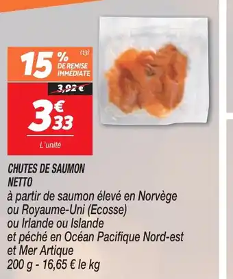 Netto CHUTES DE SAUMON offre