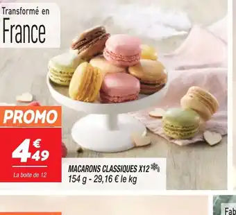 Netto MACARONS CLASSIQUES X12 offre