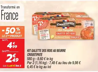 Netto KIT GALETTE DES ROIS AU BEURRE CROUSTIPATE offre