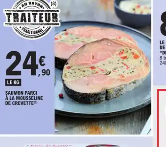 E.Leclerc Express SAUMON FARCI À LA MOUSSELINE DE CREVETTE offre