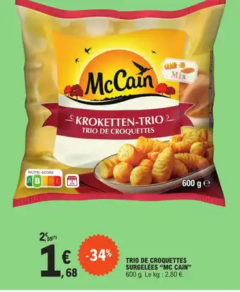 TRIO DE CROQUETTES SURGELĂES "MC CAIN