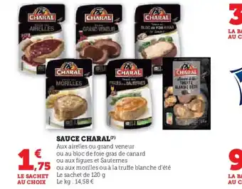 Hyper U SAUCE CHARAL offre