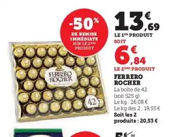 Hyper U FERRERO ROCHER offre