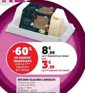 Hyper U BUCHES GLACEES L'ANGELYS offre