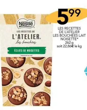 Stokomani LES RECETTES DE L'ATELIER LES BOUCHÉES LAIT NOISETTE* offre