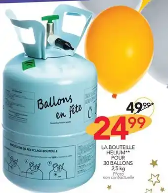 Stokomani LA BOUTEILLE HELIUM** POUR 30 BALLONS 2,5 kg offre
