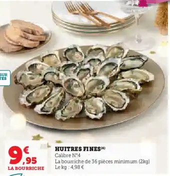 U Express HUITRES FINES(4) offre