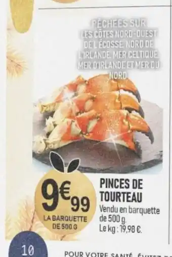 PINCES DE TOURTEAU
