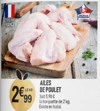 marché frais Géant AILES DE POULET offre