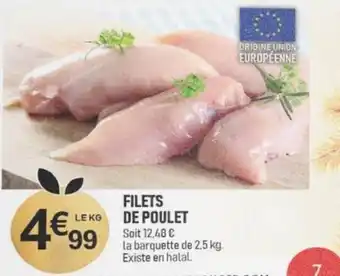marché frais Géant FILETS DE POULET offre