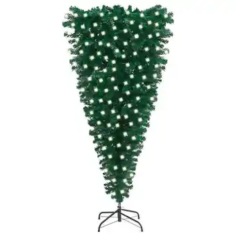 Bricorama Vidaxl arbre de noël artificiel renversé pré-éclairé vert 240 cm offre