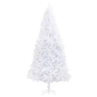 Bricorama Vidaxl arbre de noël artificiel pré-éclairé et boules 300 cm blanc offre