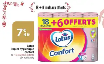 Maximarché Lotus Papier hygiénique confort offre