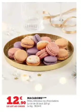Super U MACARONS offre