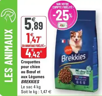 G20 Croquettes Pour Chien Au Bœuf Et Aux Légumes offre